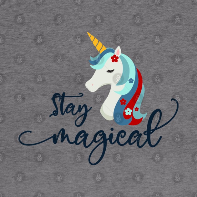 Christmas Unicorn: Stay Magical by Wanderer Bat